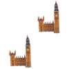 Toyvian 1 Jeu Casse-tête Big Ben Jeu De Construction Big Ben Puzzle Big Ben Angleterre Jouets Éducatifs Puzzles De Grande Tai