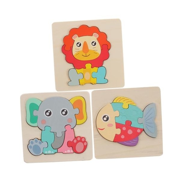 DIKACA 3 Pièces Puzzle Jouets pour Enfants Jouets Adultes Jouets Adilt Jouet pour Enfants Jouets pour Garçons Décor pour Enfa