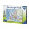 Ravensburger - Puzzle Enfant - Puzzle 200 p XXL - Carte dEurope - Dès 8 ans - 12841