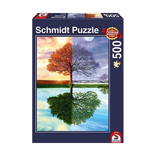 Schmidt , The Seasons Tree Puzzle - 500pc, Puzzle, Ages 12+, 1 Players