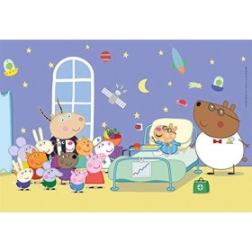 Clementoni Peppa Pig Pig-104 Maxi pièces-Puzzle Enfant-fabriqué en Italie, 4 Ans et Plus, 23735, Multicolore