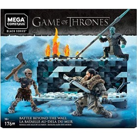 Mega Construx Game of Thrones La Bataille au-delà du Mur, Jeu de Construction, 176 Pièces, 16 ans et plus, GKG96
