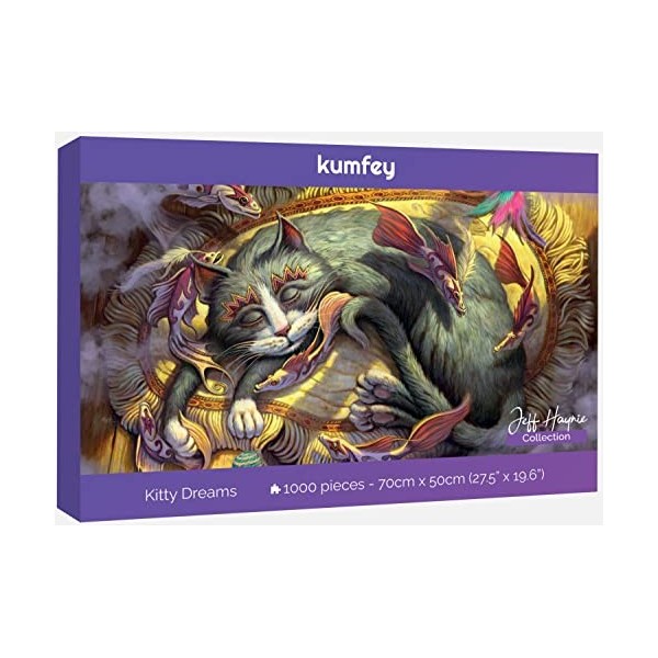 Kumfey Kitty Dreams - Puzzle 1000 pièces Collection Jeff Haynie