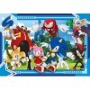 Clementoni Supercolor Sonic – 180 pièces Enfants 9 Ans, Puzzle Dessins animés, fabriqué en Italie, 21729, Multicolore