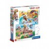 Clementoni Lets Sport-2x20 Enfant-boîte de 2 Puzzles 20 pièces -fabriqué en Italie, 3 Ans et Plus, 24780, No Color