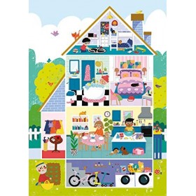 Clementoni- Puzzle Sweet Home 60pzs Does Not Apply My Home-60 pièces Enfant-fabriqué en Italie, 5 Ans et Plus, 26062, Multico