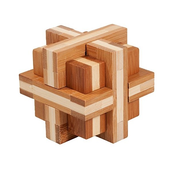 Fridolin - 17457 - Puzzle en bambou - Double Crois