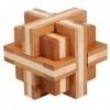 Fridolin - 17457 - Puzzle en bambou - Double Crois