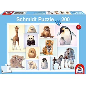 Schmidt Spiele- Enfants des Animaux De La Nature Sauvage Non Bébés, 200 pcs, 56270