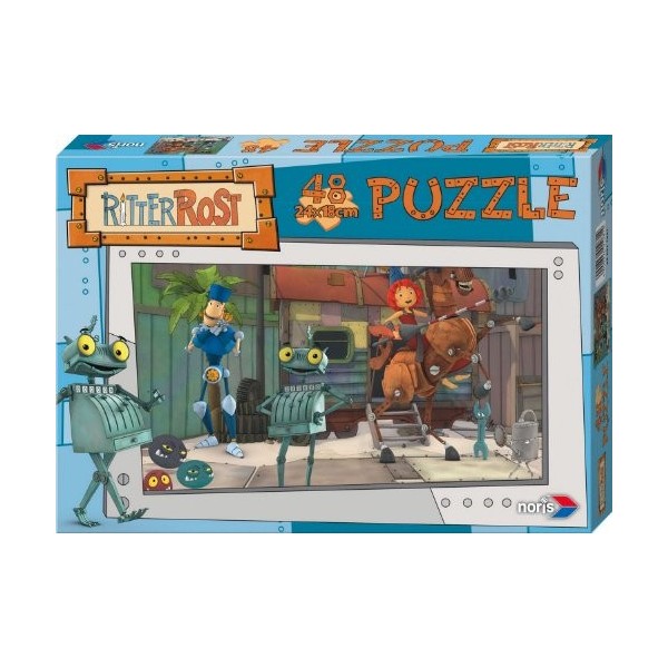 Jeux Noris 606031081 – Ritter Rost Puzzle – Prince Muscle Man, 48 Pièces