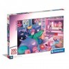 Clementoni- Supercolor Game Lovers – 180 pièces Enfants 9 Ans, Puzzle Illustration, fabriqué en Italie, 21722, Multicolore