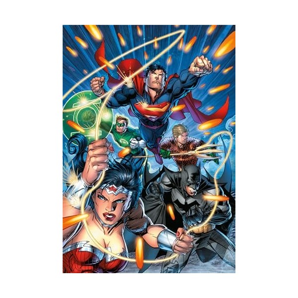Clementoni Supercolor DC Comics – 180 pièces Enfants 9 Ans, Puzzle Super-héros, fabriqué en Italie, 21725, Multicolore