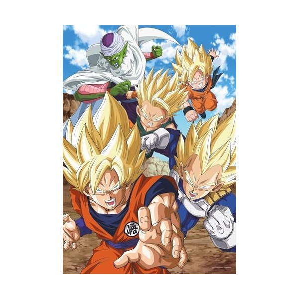 Clementoni Supercolor Dragon Ball – 104 pièces Enfants 6 Ans, Dessins Manga, Anime, Puzzle Super-héros, fabriqué en Italie, 2