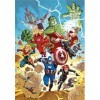 Clementoni Supercolor Marvel The Avengers – 180 pièces Enfants 9 Ans, Puzzle Super-héros, fabriqué en Italie, 21728, Multicol