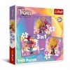 Trefl–Trolls Band Together, Découvrez Les Joyeux Trolles–Puzzles 3en1, de 20 à 50 Pièces – Puzzles Colorés avec des Personnag