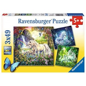 Ravensburger - 09291 8 - Puzzle - Belles Licornes - 3X 49 Pièces