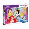 Clementoni Disney Princess Princess-180 pièces-Puzzle Enfant-fabriqué en Italie, 7 Ans et Plus, 29311, No Color