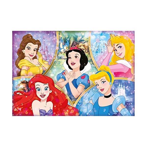 Clementoni Disney Princess Princess-180 pièces-Puzzle Enfant-fabriqué en Italie, 7 Ans et Plus, 29311, No Color