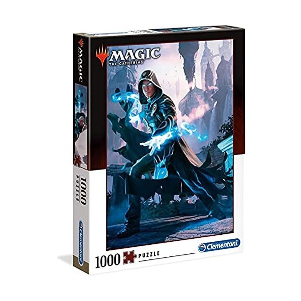 Clementoni Magic: The Gathering Gathering-1000 pièces-Puzzle Adulte-fabriqué en Italie, 39562, No Color