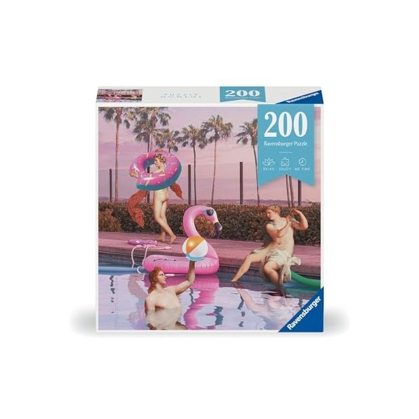 Ravensburger Puzzle Moment 12000768-Fête Piscine-200 Pièces, 12000768