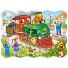 Castorland Green Locomotive B-03433-1 Puzzle 30 pièces Multicolore