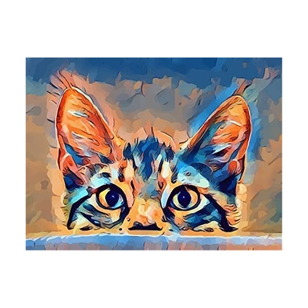 Puzzle 70 pièces Jigsaw Puzzle chat mignon 70 pièces pour adultes-20x15cm 7.87x5.90inch 