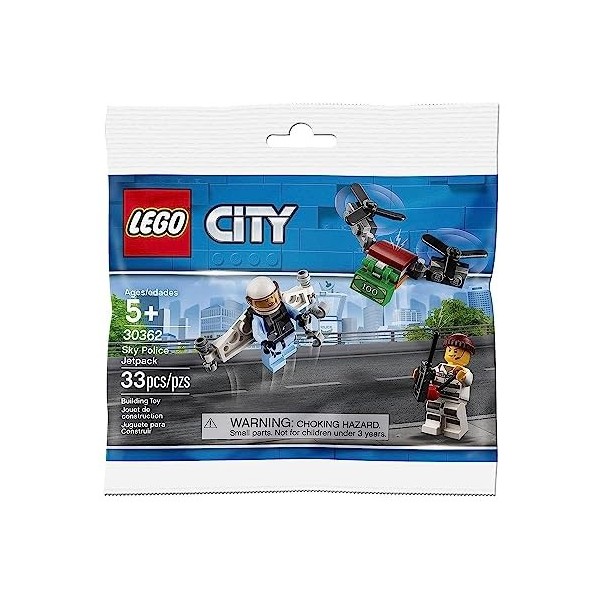 LEGO City Sky Police Jetpack 30362 Sac en plastique