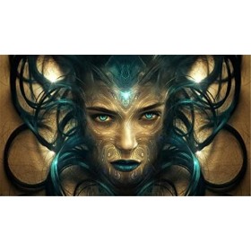 70 Pièces Puzzles pour Adultes, Femme et Château Puzzles Colorés pour Enfants et Adolescents à partir de 12 Ans, Art de Puzzl