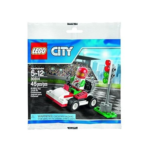 LEGO CITY 30314 FONCE KARTING RACER en Sachet Nouveauté 2015 Nouveautés COUREURS FORMULE 1