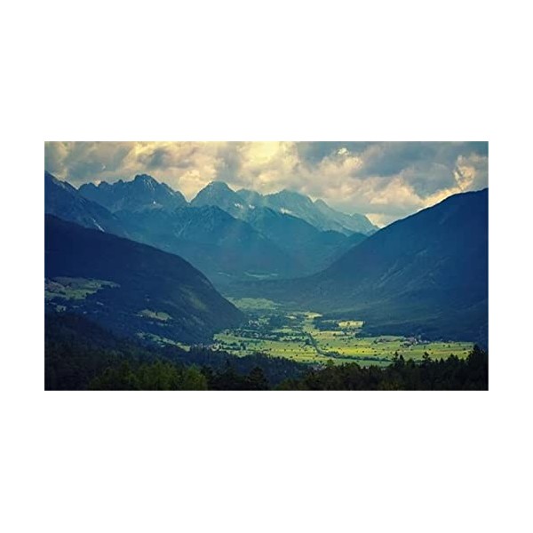 Puzzle 70 pièces - Puzzles pour Adultes - Puzzles pour Enfants Puzzles en Bois Jeux Norvège - Puzzles des îles Lofoten 70 piè