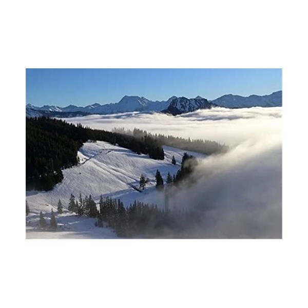 Puzzle 70 pièces - Puzzles pour Adultes - Puzzles pour Enfants Puzzles en Bois Jeux Norvège - Puzzles des îles Lofoten 70 piè