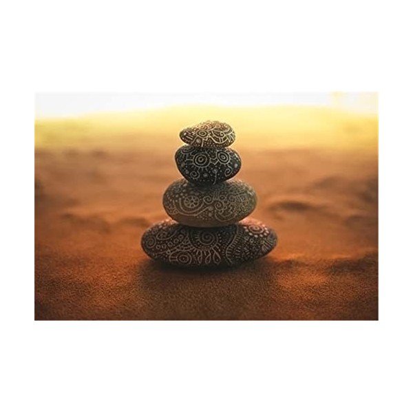 Puzzles pour Adultes Puzzle 70 pièces - Pierre et Cascade - pour Adultes 70 pièces Puzzle 70 pièces-20x15cm 7.87x5.90inch 