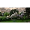 Puzzle 70 Pièces Puzzle Éducatif Jeu de Famille Cheval pâturage Cadeau pour Adultes et Enfants-20x15cm 7.87x5.90inch 