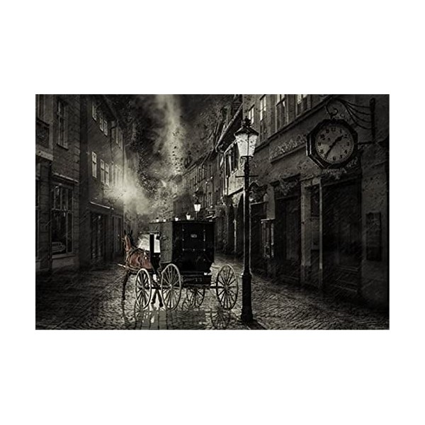 70 Pièces Puzzles pour Adolescents et Adultes Puzzle en Bois de Voiture Ancienne, Meilleur Cadeau pour Adultes et Enfants-20x