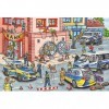 Schmidt Spiele 56450 opération policière, Puzzle 100 pièces pour Enfants, Taille Unique