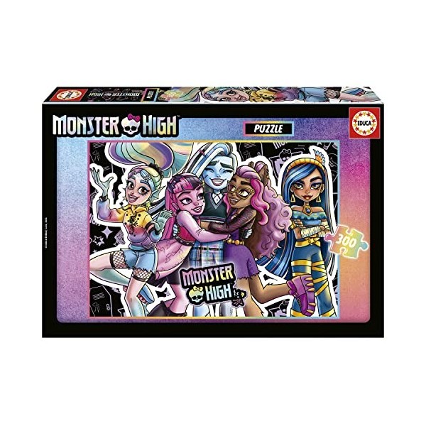 Educa - Puzzle pour Enfants de 300 pièces avec Les Images de Monster High, Taille : 40 x 28 cm. Recommandé pour Les 6 Ans et 