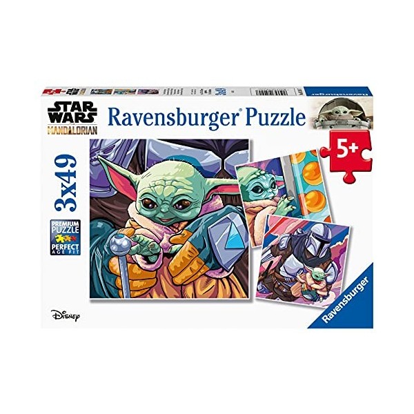 Ravensburger Star Wars The Mandalorian 3 x 49 Piece Jigsaw Puzzles for Kids Age 5 Years Up