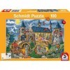 Schmidt Spiele 56451 château fantôme, Puzzle pour Enfants 100 pièces, Taille Unique