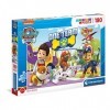 Clementoni- Puzzle Patrulla Canina Paw Patrol 180pzs PatPatrouille-180 pièces Enfant-fabriqué en Italie, 7 Ans et Plus, 2930