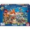 Schmidt Spiele 56483 Playmobil, Novelmore, Le Terrain du Tournoi, Puzzle pour Enfant 100 pièces, Coloré