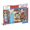 Clementoni- Disney Classics Pinocchio Supercolor Pinocchio-104 Pièces, Enfants 6 Ans, Puzzle Dessin Animé-Fabriqué en Italie,