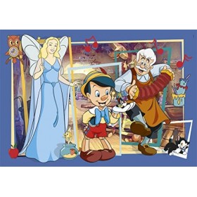 Clementoni- Disney Classics Pinocchio Supercolor Pinocchio-104 Pièces, Enfants 6 Ans, Puzzle Dessin Animé-Fabriqué en Italie,