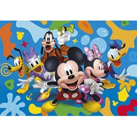 Clementoni- Disney Mickey and Friends Supercolor Friends-104 Pièces, Enfants 6 Ans, Puzzle Dessin Animé-Fabriqué en Italie, 2