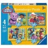 Ravensburger Dino Ranch - 4 in Box 12, 16, 20, 24 Pieces Jigsaw Puzzles for Kids Age 3 Years Up