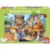 Schmidt Spiele 56452 Dinosaure, Puzzle pour Enfants 150 pièces, Taille Unique