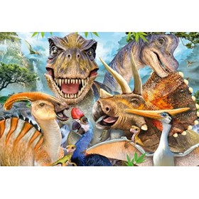 Schmidt Spiele 56452 Dinosaure, Puzzle pour Enfants 150 pièces, Taille Unique