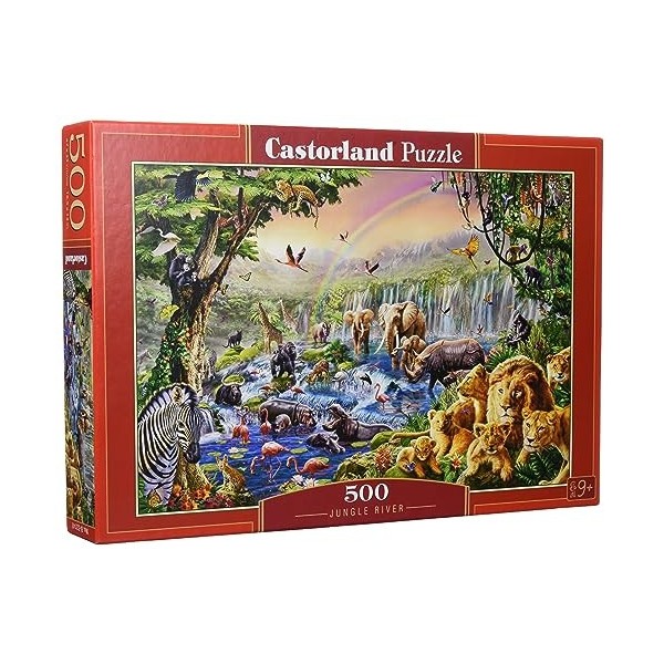 Castorland - B-52141 - "Jungle rivière Puzzle Puzzle 500 pièces, multicolore 