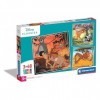 Clementoni- Disney Classics Supercolor Classics-3x48 Enfants 5 Ans, Boîte De 3 48 Pièces , Puzzle Dessin Animé-Fabriqué en I