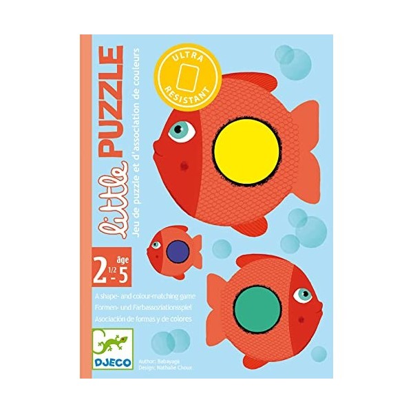 DJECO- Cartes Little Puzzle, 35060