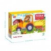 Puzzle Teddy Farmer pour enfants de 3 ans et plus - 30 pièces - Dodo éducatif pour garçons et filles